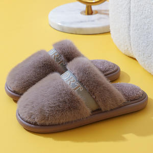 Nouvelles pantoufles personnalisées à nœud pour femmes – Chaussons d'intérieur et d'extérieur en coton chaud pour femmes – Nouveaux styles - Product Image 6