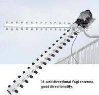 Antenne Yagi 3G 4G LTE pour station de base, extérieure, avec gain de 28 dBi, connecteur N, pour amplificateur de signal de réseau sans fil