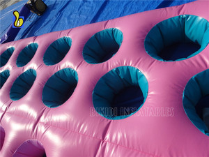 Ngoài Trời Inflatable Wonder Challenge Lốp Obstacle <span class=keywords><strong>Run</strong></span> Đối Với Đội Trò Chơi Tương Tác - Product Image 5