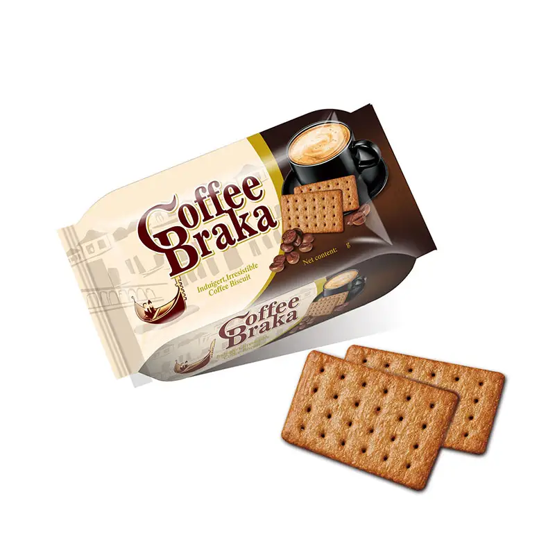 Yixinfoods helal çıtır kahve erkek lezzet kraker Vegan kurabiye ve karamelli bisküvi üreticileri