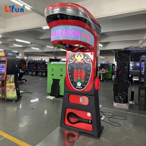 Lifun Machine d'arcade de boxe et de kick-boxing à monnayeur en métal personnalisée, testeur de force, jeu de récompense <span class=keywords><strong>pour</strong></span> centre d'amusement - Product Image 4