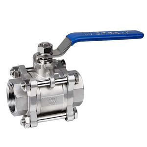 Válvulas de Grado Industrial BSPT/NPT Roscadas/Soldadas 1 Pieza 2 Piezas 3 Piezas con Manija de Mariposa DN25-50 Válvula de Bola de Acero Inoxidable de 2 Piezas - Product Image 2