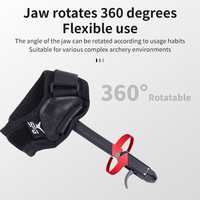 SPG Bow Release Archery : Ensemble d'accessoires pour arcs composés, déclencheurs de poignet réglables pour la chasse, aides à la préhension, pince de maintien, calibre professionnel