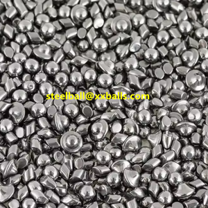 Perhiasan emas & perak besi tahan karat Media pemoles putar magnetik Media Tumbler 5mm * 7mm Media penyelesaian getaran - Product Image 4