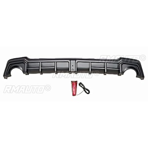 Kit carrosserie pour Honda Civic 11e génération 2022-2023, séparateur de pare-chocs arrière noir mat style YOFER, spoiler de pare-chocs arrière, accessoires de voiture - Product Image 6