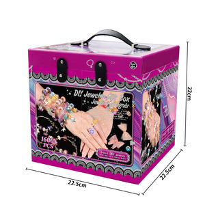 Giocattoli per Bambini Perline Colorate Arti e Mestieri Braccialetto di Perline in Plastica Fatto a Mano Gioielli Creativi Fai-da-Te per Bambini - Product Image 6