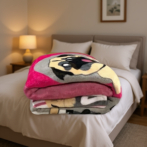 Manta de Felpa con Estampado de Perro Carla Depot, Tamaño King, Ligera, para Todas las Estaciones - Product Image 2