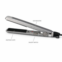 Catokan Rambut Mini PTC 180 Derajat dengan Kabel, Indikator LED, Tombol ON/OFF, 100-240V untuk Rumah dan Perjalanan