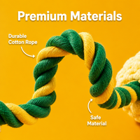 Jouet interactif pour chiot en peluche, durable, écologique, en forme de fruit de dessin animé, qui couine, pour le jeu de la bataille de la corde