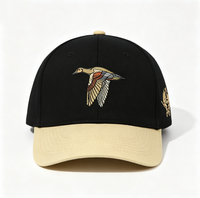 Gorra de Béisbol Bordada Personalizada de Dos Tonos, Visera Curva Ajustable, 6 Paneles, Unisex, para Caza al Aire Libre, Casual