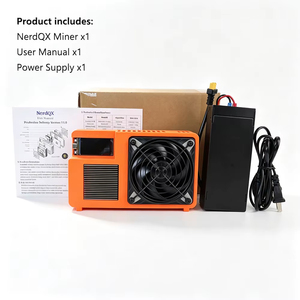 NerdQX 8T 홈 오피스 솔로 마이너 BM1370 ASIC 마이닝 장비 무소음 <span class=keywords><strong>BTC</strong></span> 메탈 1년 보증 - Product Image 5