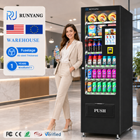 Distributeurs automatiques intelligents RUNYANG personnalisés, alimentés par l'IA, pour boissons et aliments, avec distributeur automatique alimentaire et de boissons IA