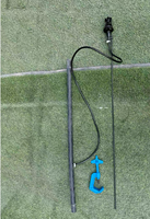 Micro-asperseur en plastique de 3/4 et 1/2 pouce avec entraînement à engrenages 360°, buse d'irrigation pour jardin et pelouse avec filetage mâle pour serre
