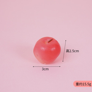 Modelo de Comida en Miniatura, Accesorios de Frutas Simuladas, Fresas de PVC, Rodajas de Limón, Piña, Colgante de Fruta, Accesorio para Mochila - Product Image 5