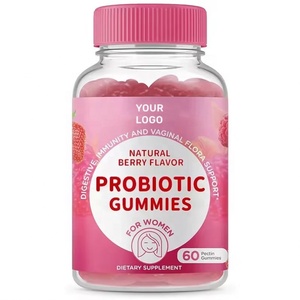 Complément alimentaire pour femmes en marque privée OEM, gommes probiotiques pour la santé intestinale quotidienne, soutien digestif - Product Image 1