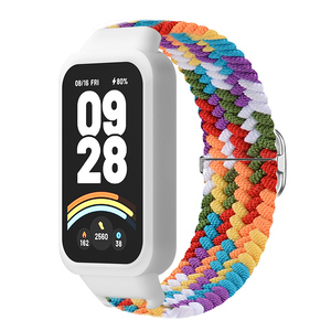 <span class=keywords><strong>Bracelet</strong></span> de <span class=keywords><strong>montre</strong></span> en nylon tissé réglable Tengyue <span class=keywords><strong>Bracelet</strong></span> Correa doux et confortable pour Xiaomi Mi Watch Band9Active Smartwatch - Product Image 1
