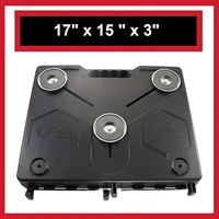 Station de travail OEM en aluminium pour ordinateur HVAC ordinateur portable réglable support bureau ergonomique ascenseur magnétique boîte à outils support triangulaire
