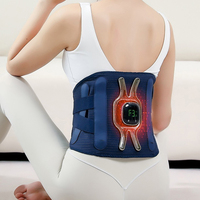 Vibrierender Rückenmassagegürtel mit 3 Heizmodi und 4 Massagemodi für unteren Rückenschmerzen