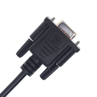 Personalizado DB9 macho a DB9 hembra D-sub conector RS232 Cable serie Cable de extensión