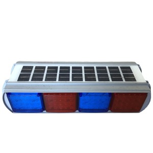 Luz de Advertencia de Tráfico Solar, LED Intermitente de Doble Cara, 160 Piezas, IP65, Plástico ABS, Montaje en Suelo, No Reflectante - Product Image 3