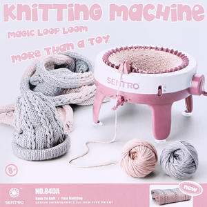 Machine à tricoter circulaire manuelle en plastique pour usage domestique, idéale pour les écharpes, les chapeaux, les chaussettes, la beauté et la <span class=keywords><strong>mode</strong></span> - Vente en gros - Product Image 2