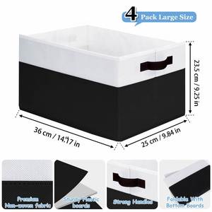OEM/ODM Factory Custom Foldable Closet <b>Storage</b> <b>Box</b> Organizers Drawer Bins - Product Image 3