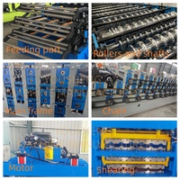 Machine de formage à rouleaux automatique à trois couches pour toiture, fabriquée en Chine, avec contrôle PLC
