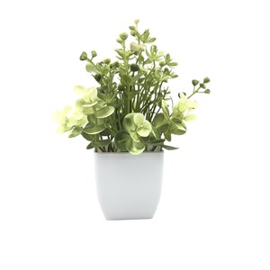 CRAZY HAPPY Plantes Artificielles Décoratives Petites Ornements Intérieur/Extérieur Combinaison Plastique <span class=keywords><strong>Arbre</strong></span> Bonsaï <span class=keywords><strong>Fleur</strong></span> Décorative - Product Image 5