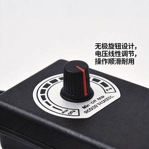 Jingruian Adjustable <b>Power</b> <b>Supply</b> 9V-24V 1A DC Output For LED Strip Motor Speed Control Dimming <b>Adapter</b> US Plug - Product Image 3