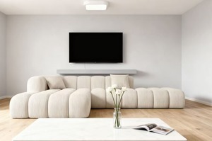 Sofá Seccional Modular Minimalista Nórdico Italiano de <span class=keywords><strong>Dos</strong></span> <span class=keywords><strong>Plazas</strong></span> con Relleno de Esponja, Muebles Creativos para Sala de Estar para Apartamentos - Product Image 4