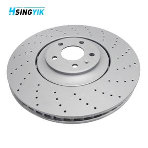 Pour pièces automobiles HT250 Disques de frein avant à fentes 380 mm 36 mm Kit de disques de frein pour Audi A8L D4 A8 SQ5 Q5 Quattro - Product Image 1