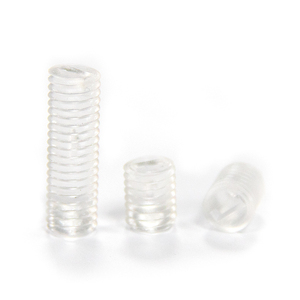 Nhựa rãnh đặt vít Polycarbonate PC Acrylic vít với điểm phẳng nhựa vít nhựa Bolt - Product Image 2