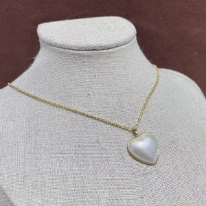 Colgante de Perla Mabe en Forma de Corazón Mabei World, 17 mm, Engaste con Baño de Oro, Joyería Romántica, Amuleto, Regalo Unisex - Product Image 2