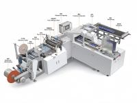 Usine directe personnalisé automatique FZ-180 à grande vitesse enveloppe Notebook carte ensachage ensacheuse auto-adhésive
