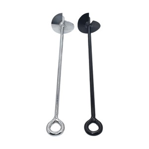 Ancrage au sol en spirale métallique 60 mm, piquet de tente de qualité industrielle, outil de fixation extérieur - Product Image 1