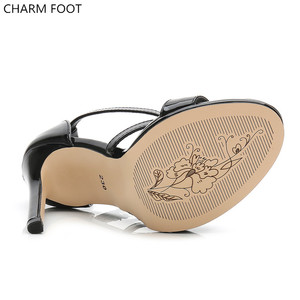 Private label estate classy nero per la <span class=keywords><strong>donna</strong></span> <span class=keywords><strong>sandali</strong></span> degli alti talloni - Product Image 5