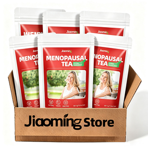 Jiaoming ชาสมุนไพรสำหรับสตรีขนาด5กรัม * 15ชิ้นชาวัยหมดประจำเดือนพร้อมข้าวแดงวันที่ถั่วและลำไย - Product Image 1