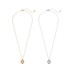 Collier pendentif en S, or, argent, acier, ovale, zircon, chaîne serpent, bijoux de mode unisexe, cadeau quotidien - Product Image 2