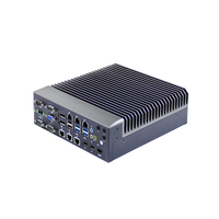 Yantronic Boîtier PC Industriel Embarqué Triple Industriel Intel Core i3 i5 i7 6ème-9ème Génération 32 Go RAM 1 To HDD 6 Ports LAN 4 Ports COM RS232 RS485