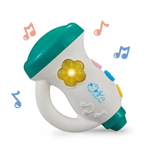 2024 nouveau bébé éducatif lumière et musique jouet dessin animé musical trompette jouets pour enfants