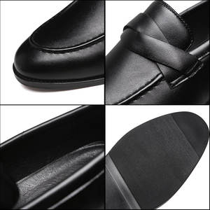 Zapatos Casuales para Hombre, Clásicos, Talla Grande, Mocasines Negros con Punta en Pico, Mocasines Casuales de Negocios, Zapatos de Vestir para Boda - Product Image 5