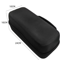 Étui de rangement de voyage en EVA antichoc, anti-poussière, résistant à l'eau, avec fermeture éclair, organisateur de rangement numérique, sac de rangement numérique noir pratique
