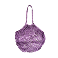 Tas Belanja Ramah Lingkungan dari Kain Katun 100% yang Dapat Digunakan Kembali, Bebas Sampah, dengan Logo Custom, Dapat Dicuci, untuk Buah, Sayur, dan Produk Lainnya