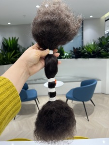 Superventas 100% cabello virgen brasileño Superior a granel extremos dobles dibujados onda profunda ondulado húmedo teje colores #4 #2 #1 <span class=keywords><strong>Magi</strong></span> Hair - Product Image 4