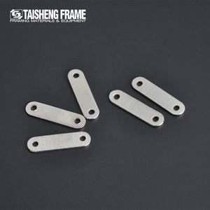 Cadre en bois TS-K350 plaques de renfort d'angle droites plates plaque de jonction en métal connecteur matériel support avec vis de fixation - Product Image 5