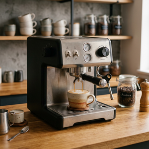 Cafetera Eléctrica Austriaca Premium para el Hogar - Sistema de Espresso y Cappuccino - Product Image 3