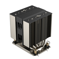 Radiateur de serveur COOLSERVER LGA4189 4U M95 PRO, dissipateur thermique pour processeur, 6 caloducs, deux roulements à billes, 128 CFM, cuivre et aluminium, refroidissement Intel