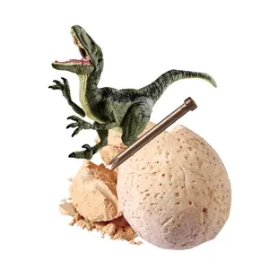 Kit Penggalian Telur Dinosaurus Fosil Sains Kit Penggalian Telur Dinosaurus Mainan Huevo De Dinosaurus untuk Obral Anak-anak