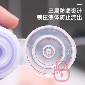 ขวดซิลิโคนการ์ตูนน่ารักสำหรับเดินทาง ขนาด 37-89 มล. พร้อมหัวปั๊มสำหรับใส่โลชั่น ครีมบำรุงผิว ครีมกันแดด สบู่เหลว - Product Image 4