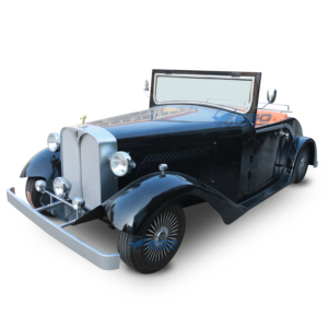Vehículo turístico Club Car vintage, coche clásico eléctrico, coche vintage eléctrico, vehículo antiguo, depósito XCEGO, vehículos retro - Product Image 5